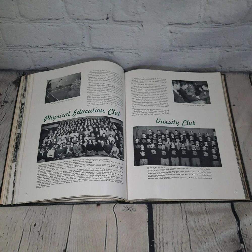Bowling Green State University The Key 1947 Yearbook Large Annual VTG College OH